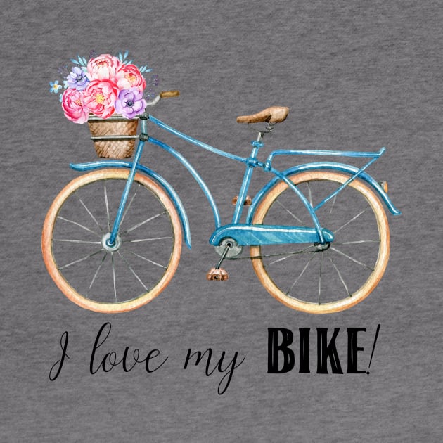 I love my Bike! by Simple Wishes Art